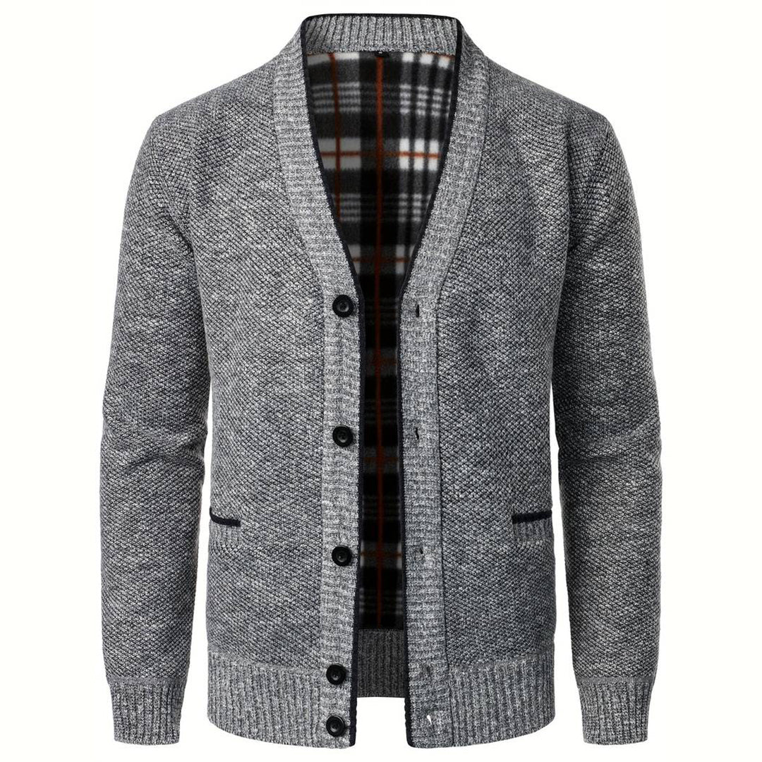 Men's sweater with V-neck - Aspen product view