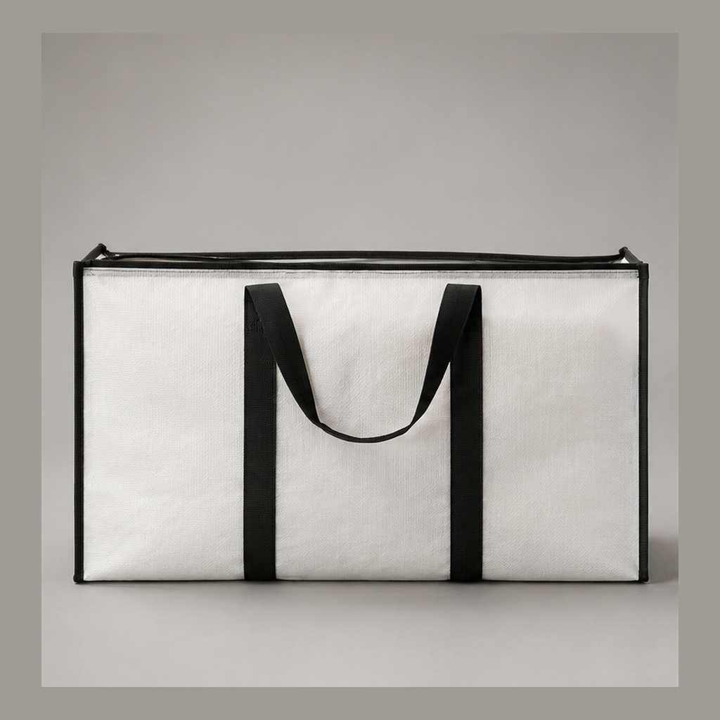 Großer Canvas-Shopper Vorderansicht