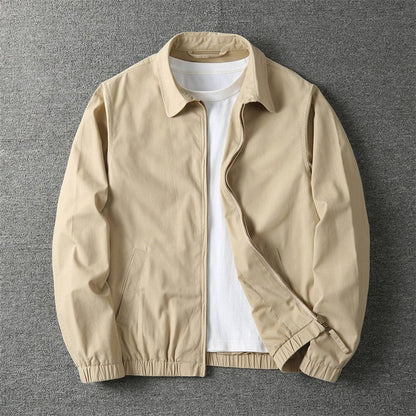 Men's Winter Coat Lightweight Zip-Up Bomber Jacket product view