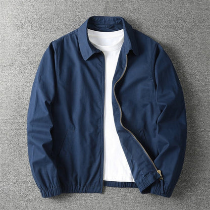 Men's Winter Coat Lightweight Zip-Up Bomber Jacket product view