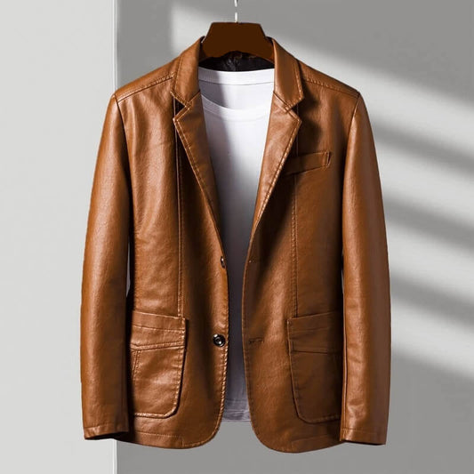 Style Jacket with Notched Lapels and Button Front product view
