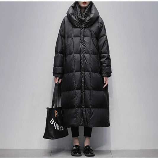 Long Ladies Winter Jacket - Amara product view