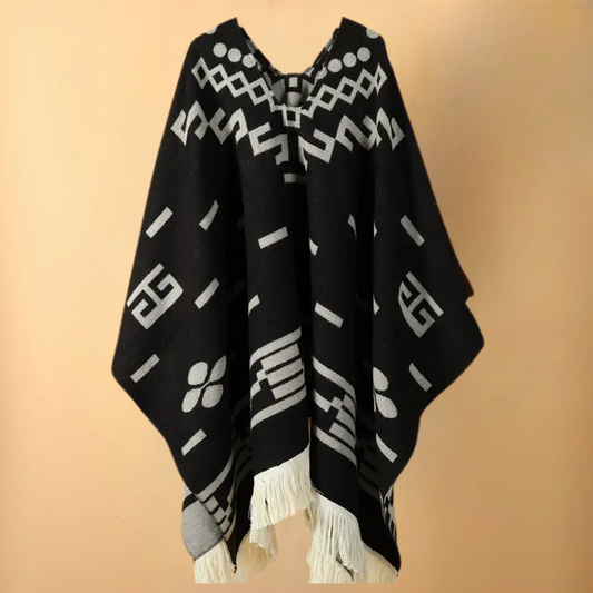 Warm Poncho for Men - Kael product view