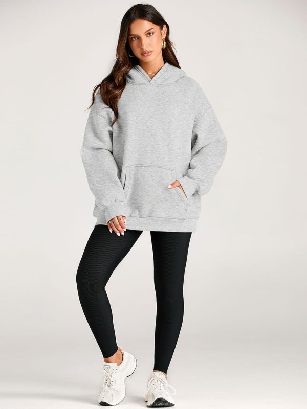 Womens Hoodies Oversized Sweatshirts Pullover Fleece Sweaters Long Sleeve Winter Fall Outfits Fashion Y2k Clothes - Image 6