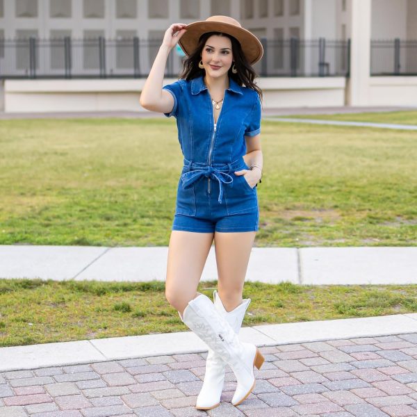Western Cowboy Boots for Women - Knee High Wide Calf Cowgirl Boots with Classic Embroidered, Slip On Pointed Toe Chunky Heel Fashion Retro Classic Pull On Tall Boot for Girls Ladies Fall Winter - Image 3